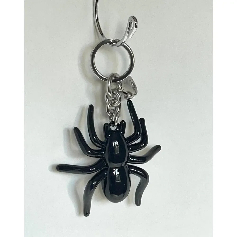 Coach CAX79 Spider Halloween Bag Charm Black Enamel
